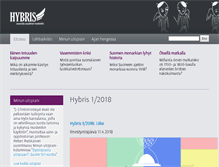 Tablet Screenshot of hybrislehti.net